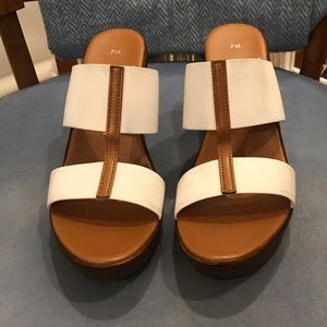 Italian Shoemakers Wedge Heeled Sandals US 7